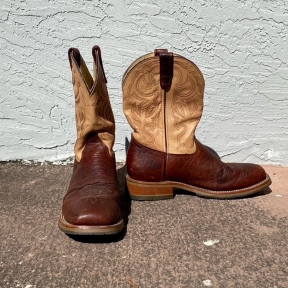 Double H Bison Wide Steel Toe Roper Boots